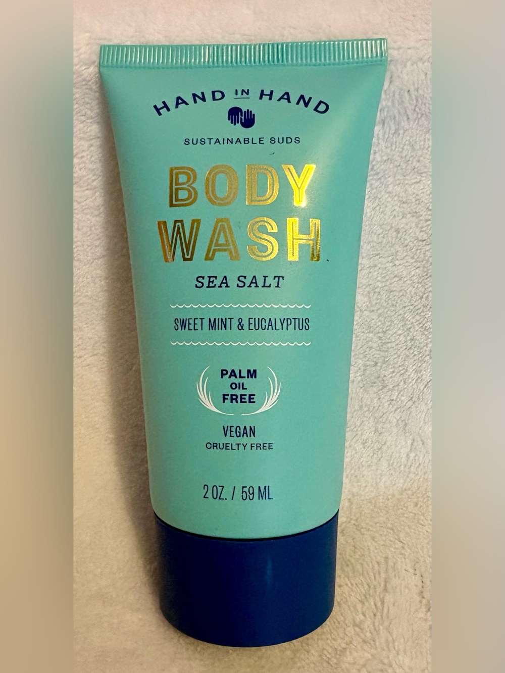 Hand in Hand Sea Salt Body Wash — Sweet Mint & Eucalyptus, Aqua